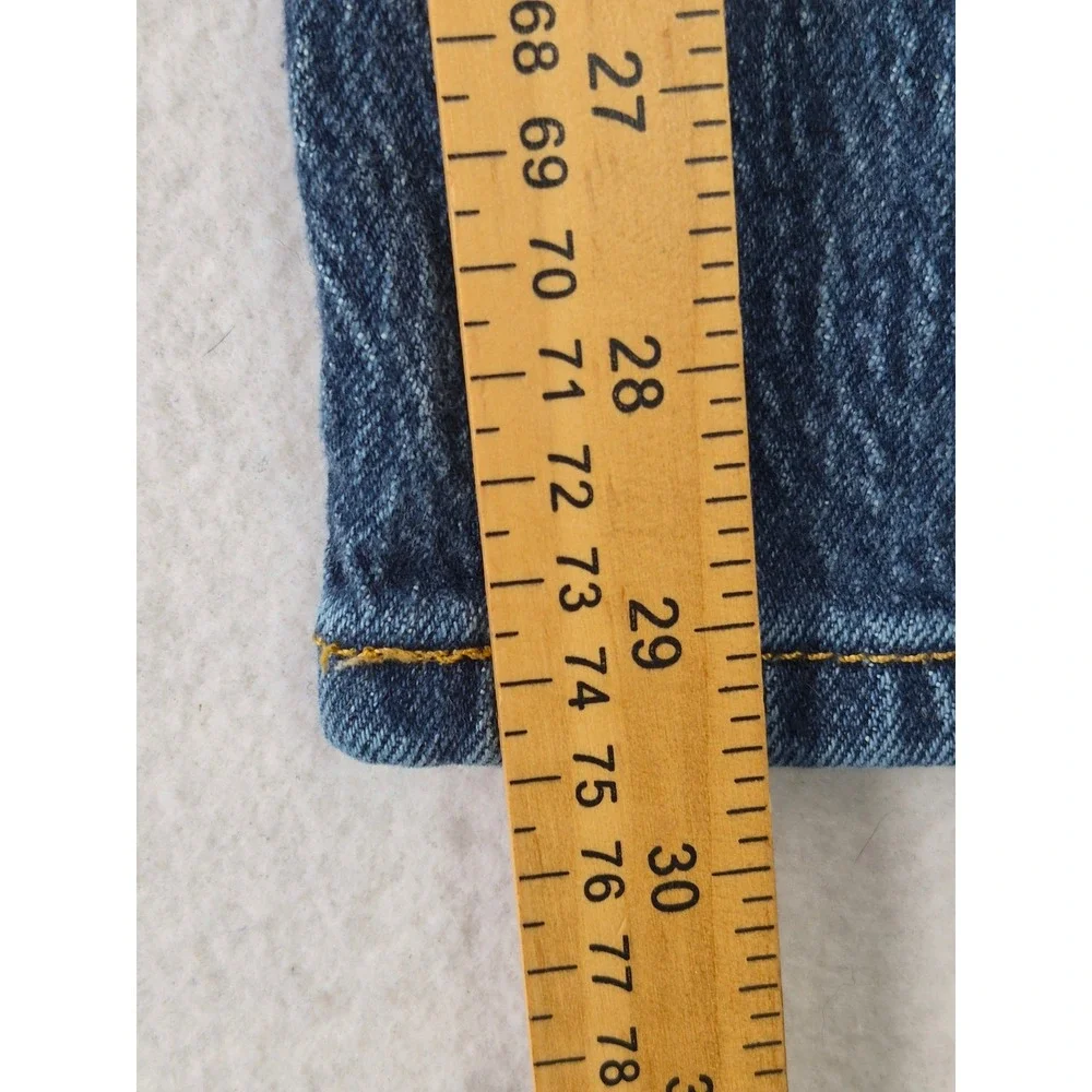 Levi's 505 Regular Fit Jeans Men's 34x32 Blue Straight Leg Medium Wash